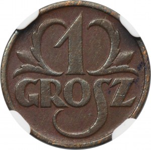 1 penny 1930 - NGC AU58 BN