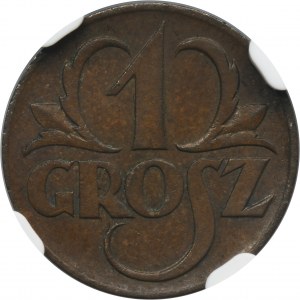 1 cent 1923 - NGC MS63 BN