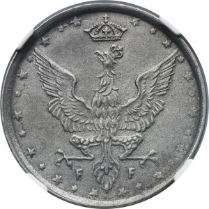 Royaume de Pologne, 10 fenig 1917 - NGC UNC DÉTAILS
