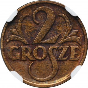 2 grosze 1927 - NGC MS62 BN