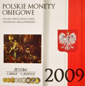 Set, pièces de circulation polonaises 2009 (9 pièces)