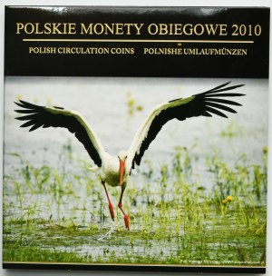 Sada, poľské obehové mince 2010 (9 ks)