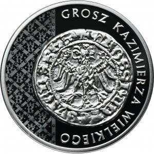20 zlotých 2015 minca Kazimíra Veľkého