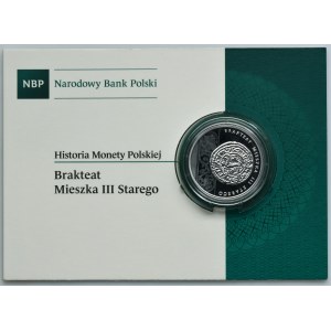 10 złotych 2014 Brakteat Mieszka III Starego