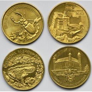 Zestaw, 2 złote 1996-1998 (4 szt.)