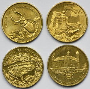Zestaw, 2 złote 1996-1998 (4 szt.)