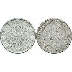 Zestaw, II RP, 10 złotych 1932-1936 (2 szt.)