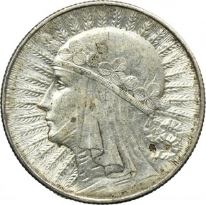 Głowa Kobiety, 5 złotych Warszawa 1933