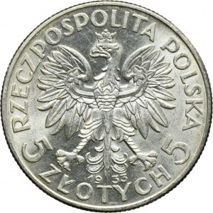 Głowa Kobiety, 5 złotych Warszawa 1933