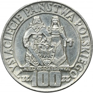 100 zloty 1966 Mieszko e Dąbrówka