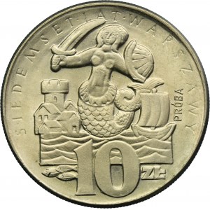 SAMPLE, 10 zloty 1965 Siebenhundert Jahre Warschau