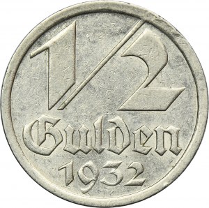 Wolne Miasto Gdańsk, 1/2 guldena 1932