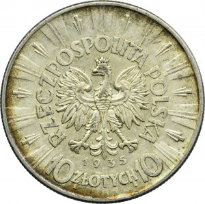 Piłsudski, 10 zloty 1935