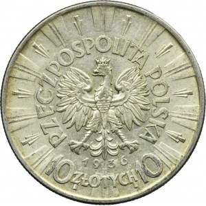 Piłsudski, 10 złotych 1936
