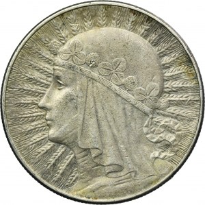 Głowa Kobiety, 10 złotych Warszawa 1932