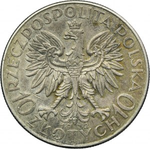 Głowa Kobiety, 10 złotych Warszawa 1932