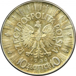 Piłsudski, 10 złotych 1936 - bardzo ładne
