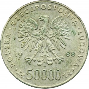 50 000 PLN 1988 Pilsudski