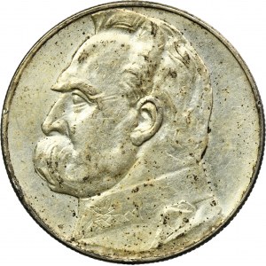 Piłsudski, 10 złotych 1938