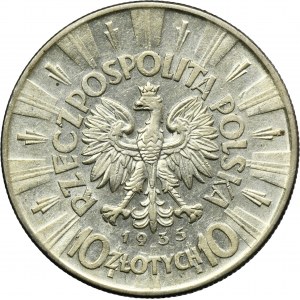 Piłsudski, 10 zloty 1935
