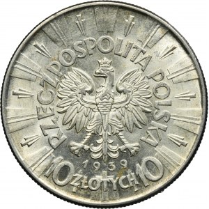 Pilsudski, 10 zloty 1939