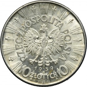 Piłsudski, 10 złotych 1939