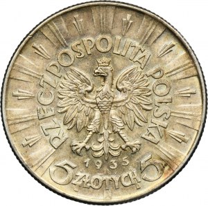 Piłsudski, 5 złotych 1935