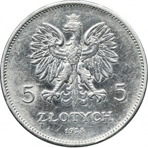 Nike, 5 złotych Bruksela 1928
