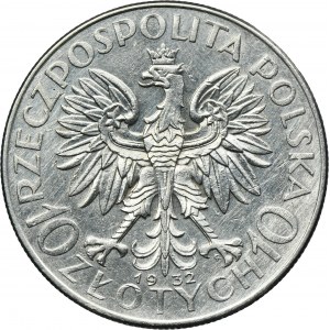 Tête de femme, 10 zlotys Varsovie 1932