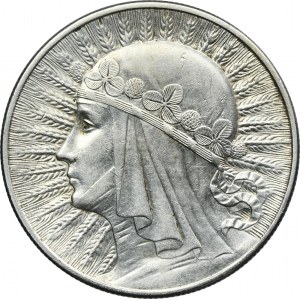 Tête de femme, 10 zlotys Varsovie 1933