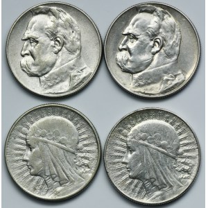 Set, II RP, 5 oro 1933-1936 (4 pezzi).
