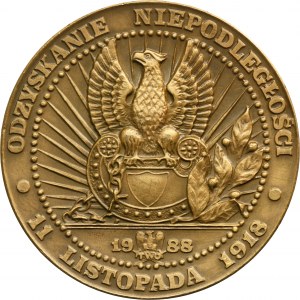 Medaile Józefa Piłsudského 1988