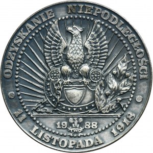 Józef Piłsudski Medal 1988