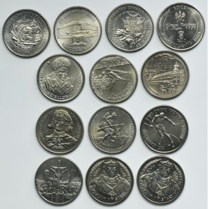Set, 500-20,000 zloty 1989-1994 (13 pieces).