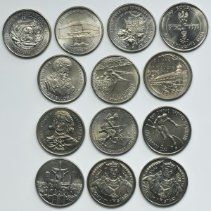 Set, 500-20,000 zloty 1989-1994 (13 pieces).