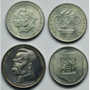 Súprava, Poľská ľudová republika, 200-50 000 zlatých 1974-1988 (4 ks)