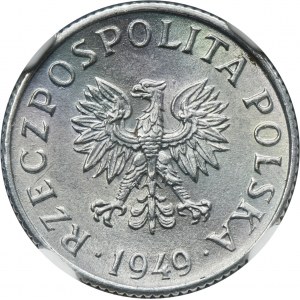 1 grosz 1949 - NGC MS62