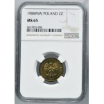 2 gold 1988 - NGC MS65