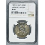 50 złotych 1980 Bolesław I Chrobry - NGC MS65