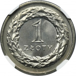 1 zlatý 1990 - NGC MS67