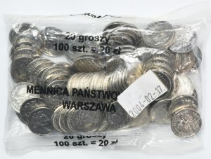 20 groszy 2004 - Worek menniczy (100 szt.)