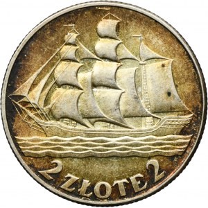 Żaglowiec, 2 złote 1936