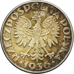 Żaglowiec, 2 złote 1936