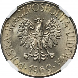 10 or 1969 Kosciuszko - NGC MS66