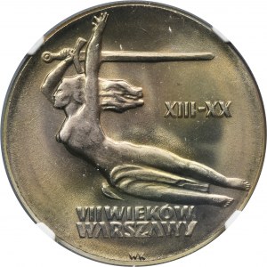 10 gold 1965 VII Centuries of Warsaw, Nike - NGC MS66
