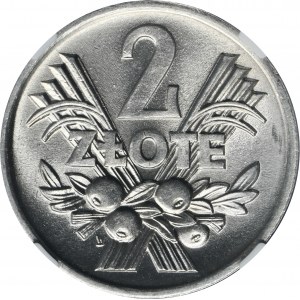 2 złote 1974 Jagody - NGC MS64