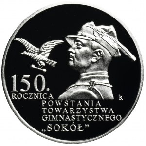 10 złotych 2017 150. Rocznica Powstania Towarzystwa Gimnastycznego Sokół