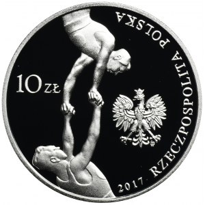 10 PLN 2017 150. Jahrestag der Gründung der Sokol-Gesellschaft für Gymnastik