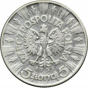 Pilsudski, 5 Zloty 1935