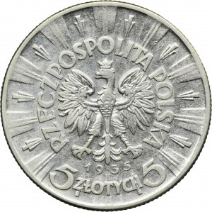 Piłsudski, 5 złotych 1935